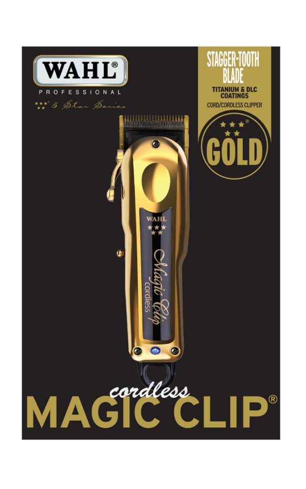 Wahl 5 Star Gold Cordless Magic Clip - 8148-700 Online now