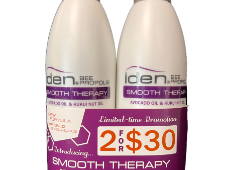 Iden Smooth Therapy Shampoo and Conditoner Set - 10.1 oz Online