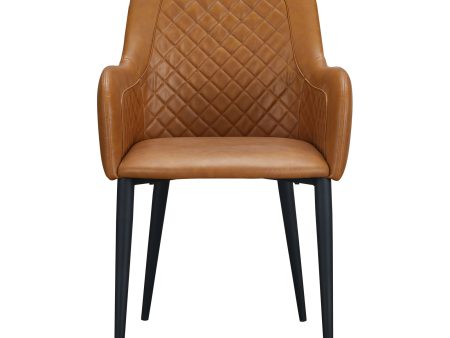 Cantata Dining Chair Tawny Vegan Leather-M2 Hot on Sale