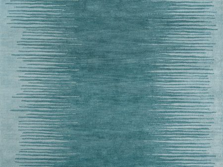 Contemporary Hand Tufted Blue Rug Sale