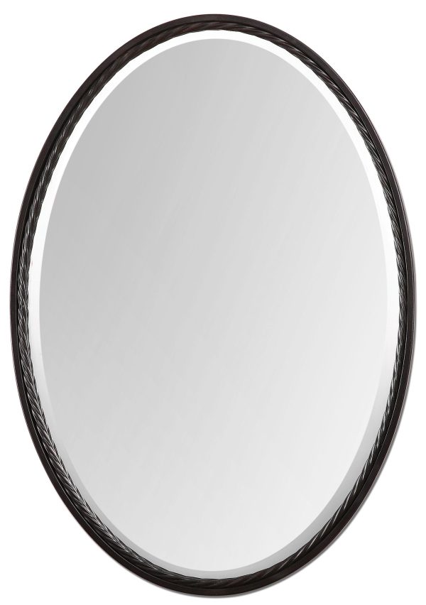 Casalina Oil Rubbed Bronze Oval Mirror Fashion