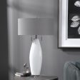 Laurie White Ceramic Table Lamp Online now