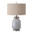 Eleanore Blue Gray Table Lamp For Cheap