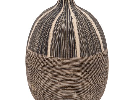 10 H Tribal Vase, Brown Sale