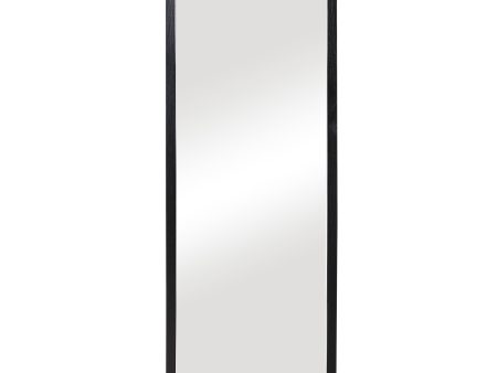 Avri Oversized Dark Wood Mirror on Sale