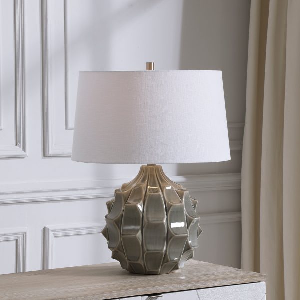 Guerina Gray Table Lamp For Sale