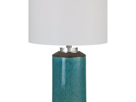 Maui Aqua Blue Table Lamp Online Sale