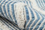 Hand Woven Prince Blue Area Rug Online now