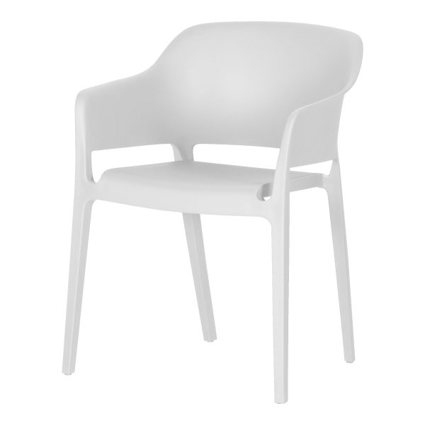 Faro Outdoor Dining Chair White-M2 For Discount