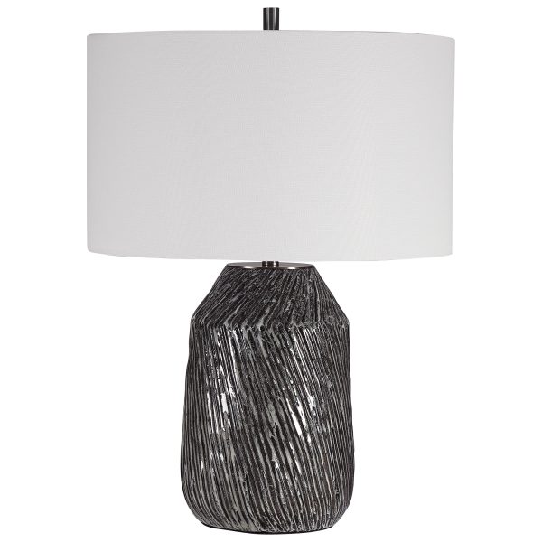 Malaya Graphic Black Table Lamp Sale