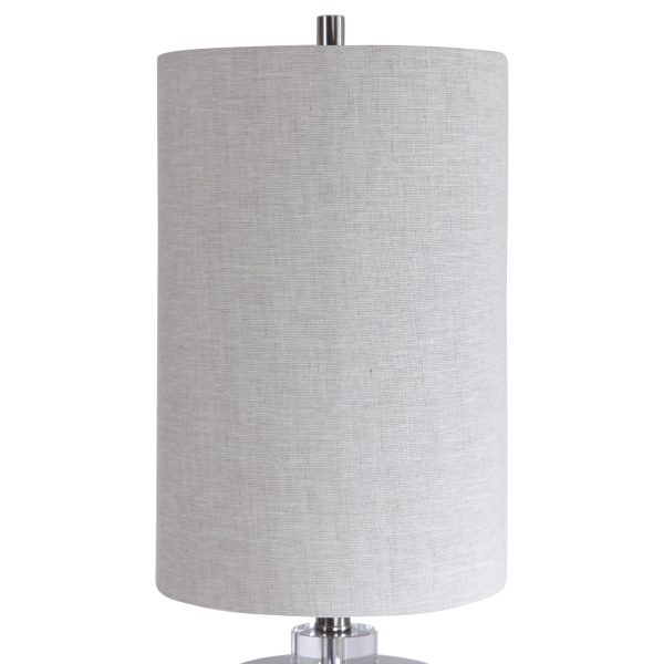 Elyn Glossy White Accent Lamp Fashion