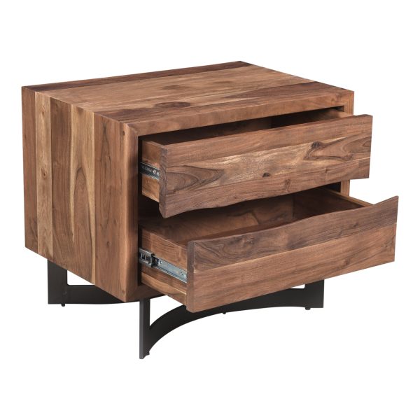 Bent Nightstand Smoked Sale