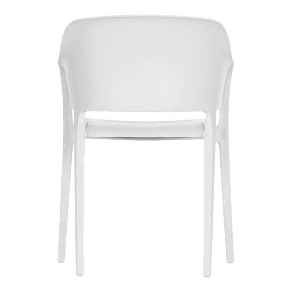 Faro Outdoor Dining Chair White-M2 For Discount