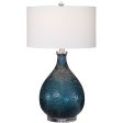 Eline Blue Glass Table Lamp For Cheap