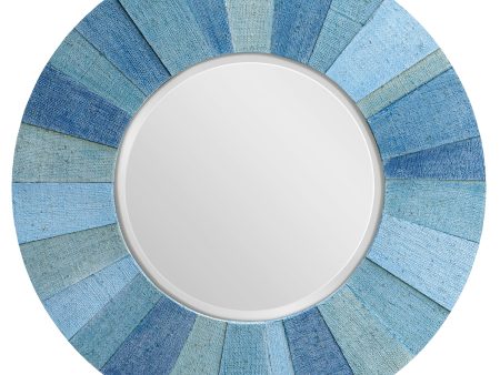 Isle Aqua Round Mirror Fashion