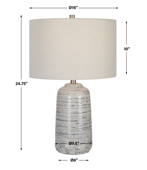 Cyclone Ivory Table Lamp Online Sale