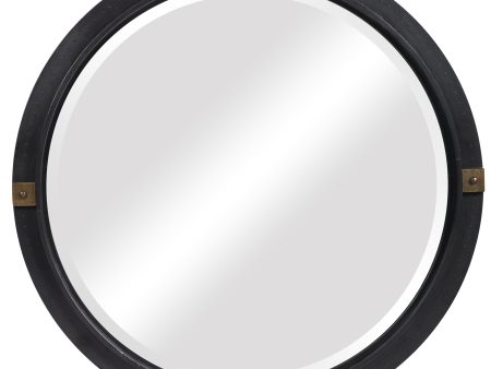 Tull Industrial Round Mirror For Cheap