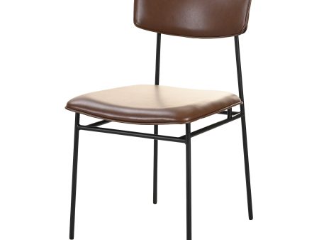 Sailor Dining Chair Dark Brown-M2 For Discount