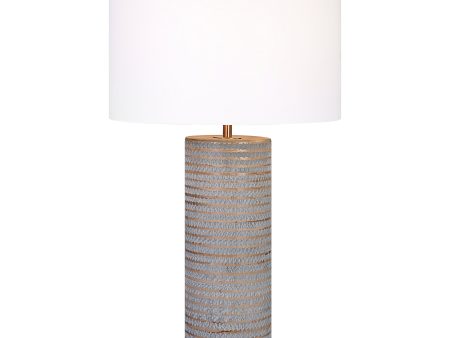 Monolith Gray Table Lamp For Discount