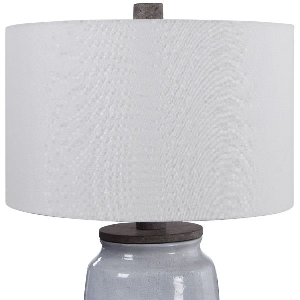 Dimitri Light Blue Table Lamp Cheap