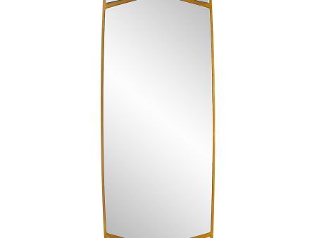 Gentry Oversized Gold Mirror Discount