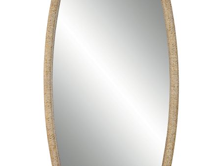 Tiki Rattan Mirror For Sale