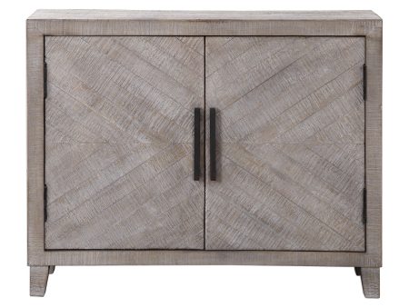 Adalind White Washed Accent Cabinet Supply