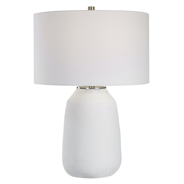 Heir Chalk White Table Lamp Discount