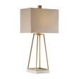 Mackean Metallic Gold Lamp Online Sale