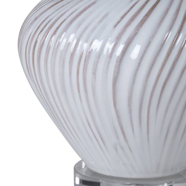 Lucerne White Buffet Lamp For Discount