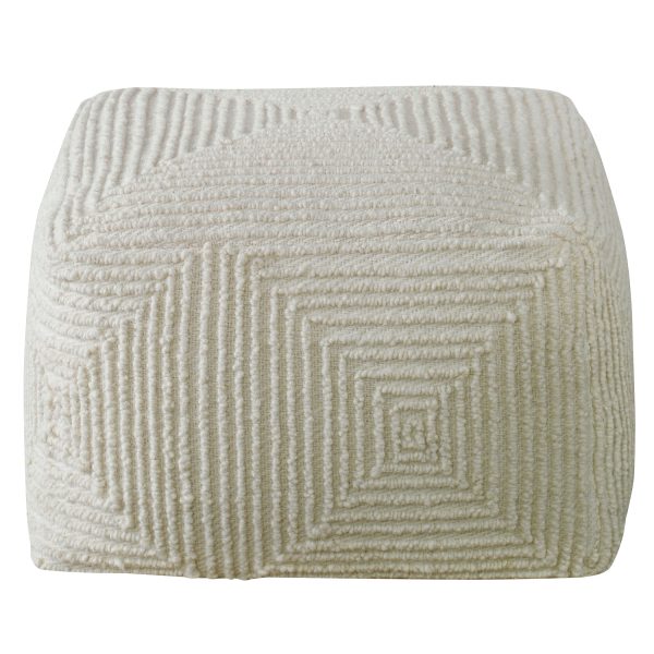 Sovanna Geometric Pouf Online Sale