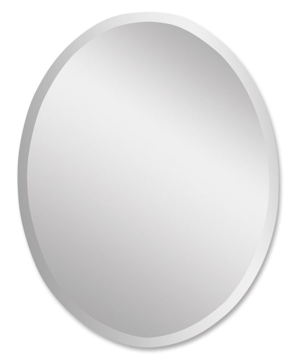 Frameless Vanity Oval Mirror Discount