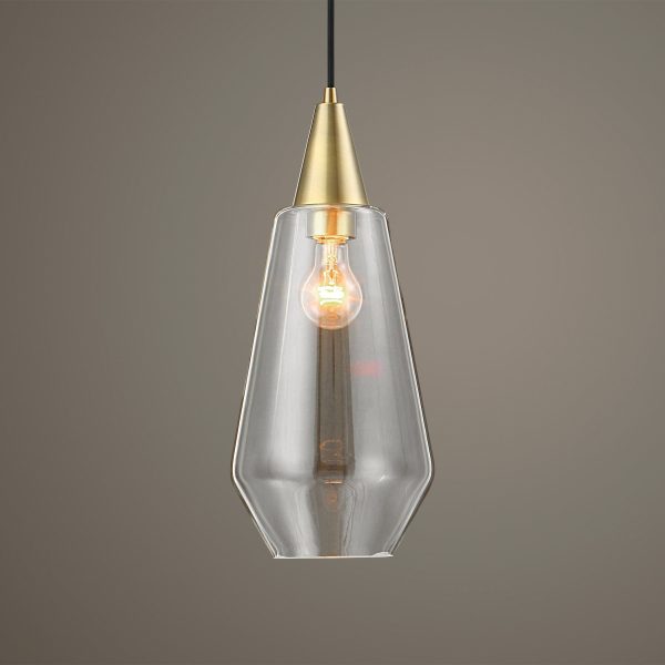 Eichler Antique Brass 1 Light Mini Pendant For Cheap