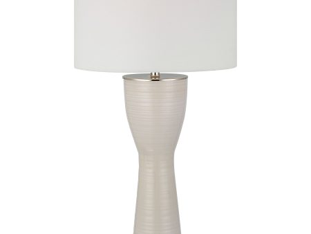 Amphora Off-White Glaze Table Lamp Online now