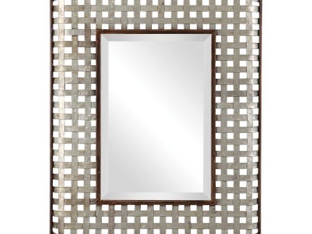 Fabelle Galvanized Metal Mirror Hot on Sale