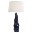 Kavos Geometric Blue Table Lamp For Discount