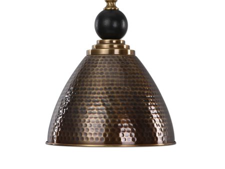 Adastra 1 Light Antique Brass Pendant Online Sale