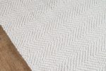 Hand Woven Washington White Area Rug Hot on Sale