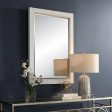 Cape Whitewashed Rattan Mirror Online Hot Sale