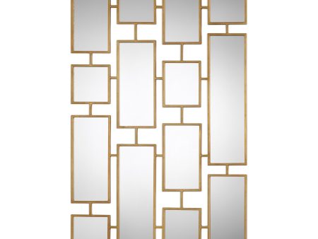 Kennon Forged Gold Rectangles Mirror Online now