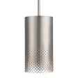 Manheim 1 Light Nickel Cylinder Pendant Discount