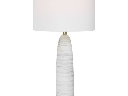 Levadia Matte White Table Lamp For Sale