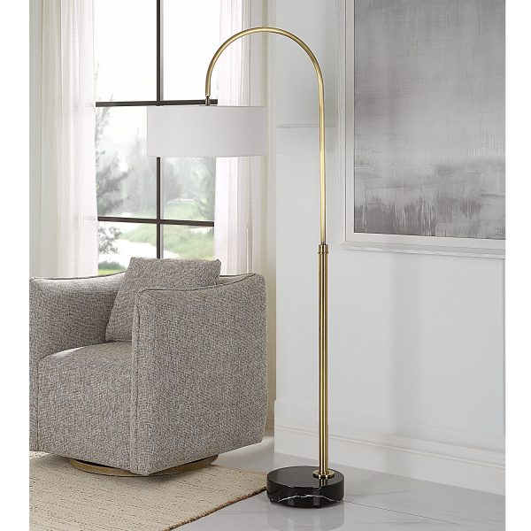 Huxford Brass Arch Floor Lamp Online Hot Sale