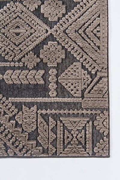 Traditional  Machine Made Brown Rug Online Sale