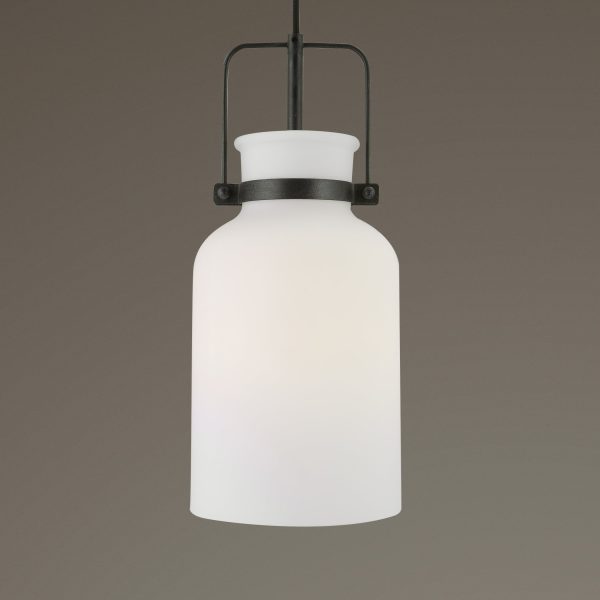 Lansing White 1 Light Mini Pendant Supply