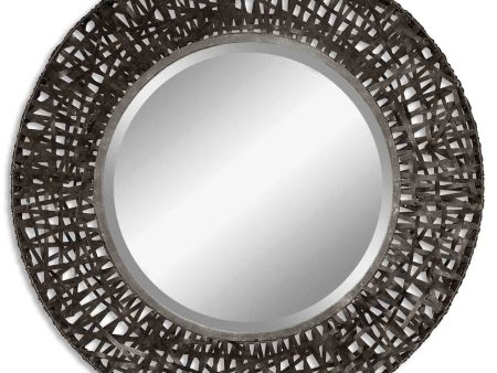 Alita Woven Metal Mirror Fashion