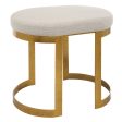 Infinity Gold Accent Stool Supply