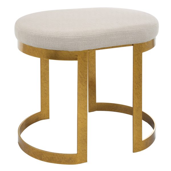 Infinity Gold Accent Stool Supply