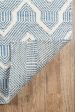 Hand Woven Prince Blue Area Rug Online now