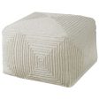 Sovanna Geometric Pouf Online Sale